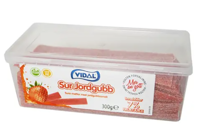 Vidal Sour Strawberry Belts 265g