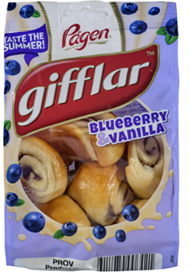 Gifflar Blåbær & Vanilje 260g