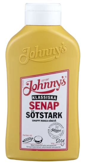 Jonny's Sennep Søtsterk 500g