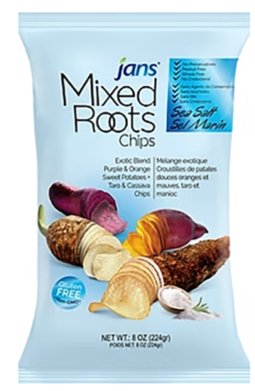 Mixed Roots Chips Seasalt 226g