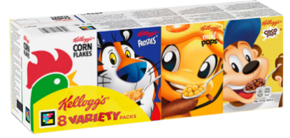Kellogs 8 Varianter 205g