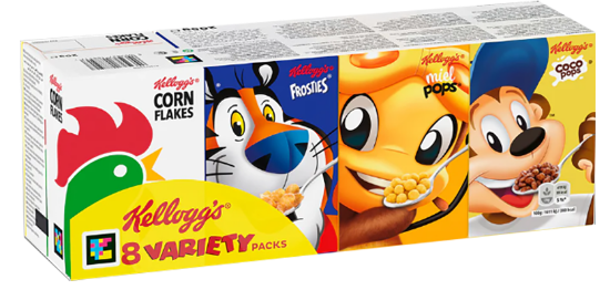 Kellogs 8 Varianter 205g