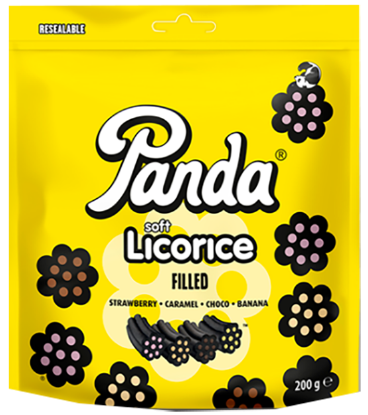 Panda Soft Licorice Filled 200g