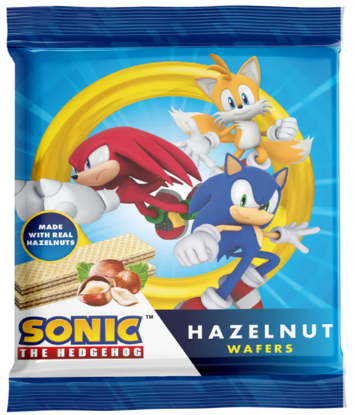 Sonic Hazelnut Wafers 90g