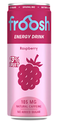 Froosh Energi Bringebær 0,33l