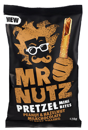 Mr. Nuts Pretzel m/Sjokolade 120g