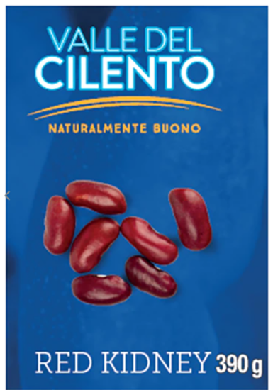 Valle Del Cilento Røde Bønner 390g