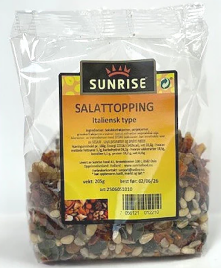 Salattopping Italiensk Type Sunrise 180g