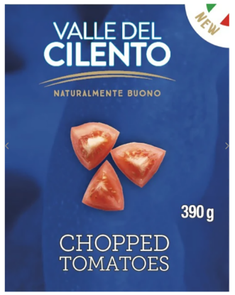 Hakkede Tomater Valle Del Cilento 390g
