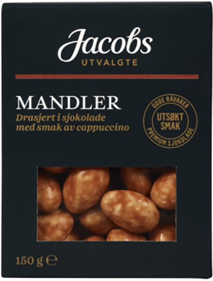 Mandler M/Cappuccinosjokolade 150g