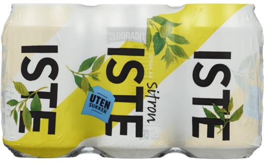 Iste Sitron U/Sukker 0,33l x 6pk