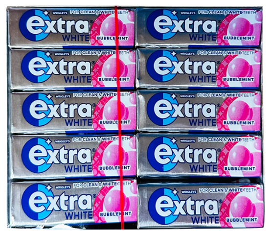 Extra White Bubblemint 30x14g