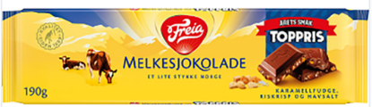 Melkesjokolade Toppris 190g