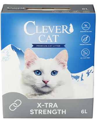 X-tra Strength Kattesand 6l Clever Cat
