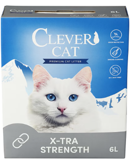 X-tra Strength Kattesand 6l Clever Cat