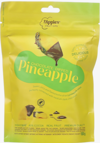 Dippies Ananas & Sjokolade 200g