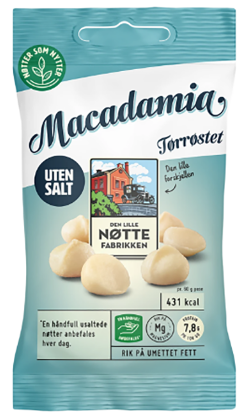 Macadamia Uten Salt 60g