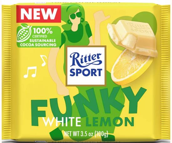 Ritter Sport Funky White Lemon 100g