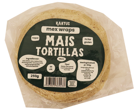 Mais Tortillas Kaktus 10cm 250g