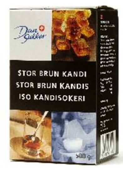 Stor Brun Kandi 500g