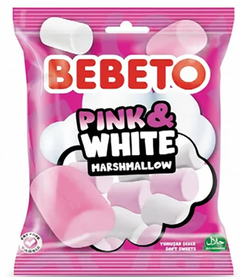 Bebeto Marshmallow Pink & White 250g