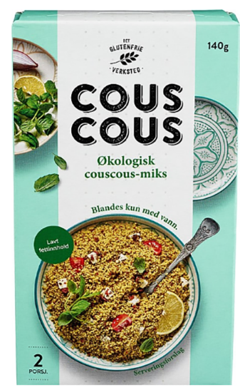 Cous Cous Glutenfrie Verksted 140g