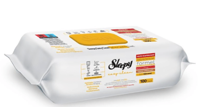 Sleepy Vaskeklut Gul 100stk