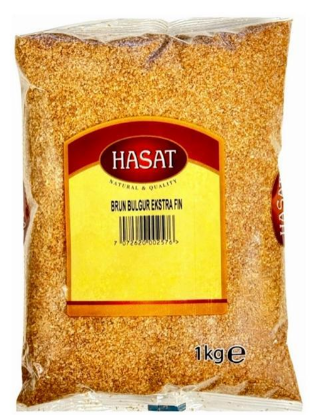 Brun Bulgur Ekstra fin 1Kg
