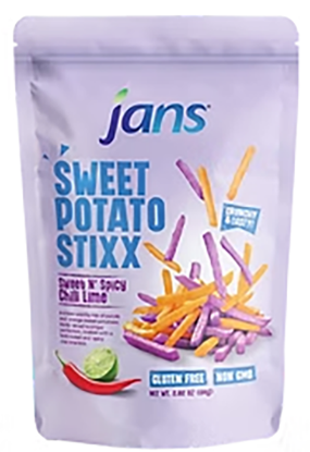 Sweet Potato Sticks Chili Lime 80g Jans