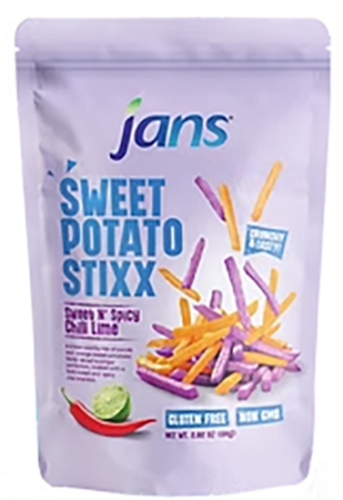 Sweet Potato Sticks Chili Lime 80g Jans