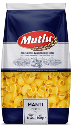 Mutlu Pasta Pipette ( Manti ) 500g