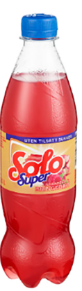 Solo Rabarbra & Bringebær 0,5l
