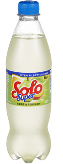 Solo Super Pære & Fersken 0,5l