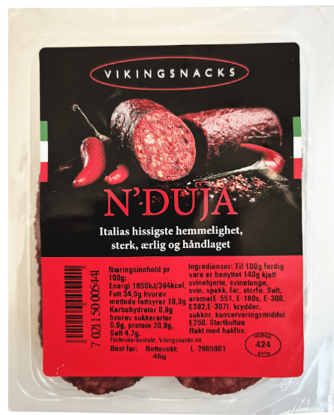 N`duja Spekepølse 45g