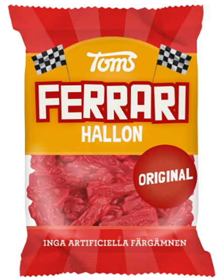 Toms Ferrari Bringebær 80g