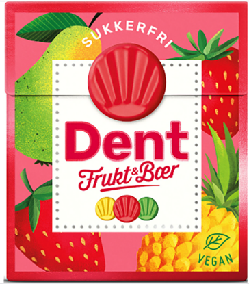 Dent Frukt & Bær 24g