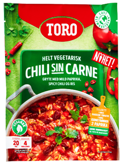 Toro Chili Sin Carne 190g