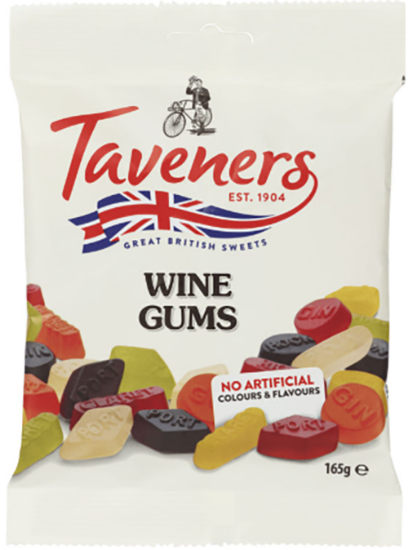 Taveners Wine Gums 165g