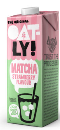 Oatly Matcha strawberry flavour 1l