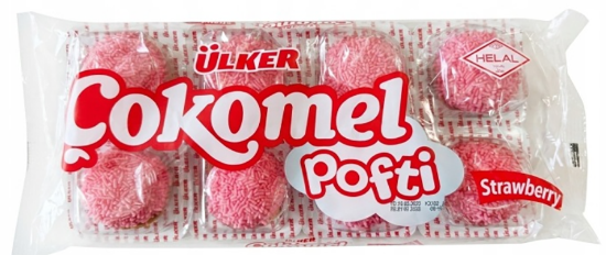 Ülker Cokomel Pofti Strawberry 144g