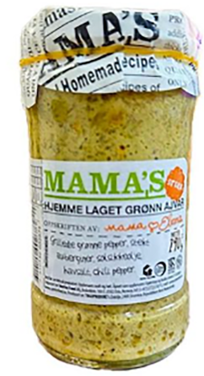 Mama's Hjemme Laget Grønn Ajvar 290g