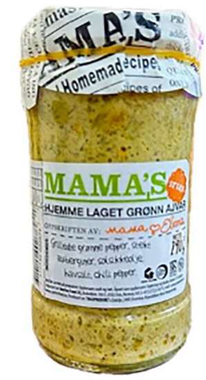 Mama's Hjemme Laget Grønn Ajvar 290g