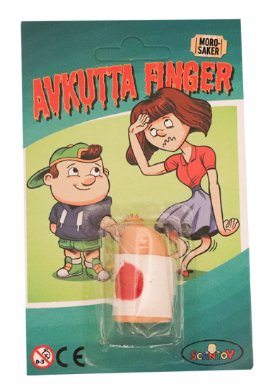 Avkutta Finger 1stk