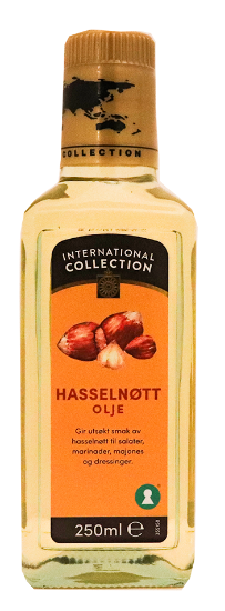 Hasselnøttolje 250ml