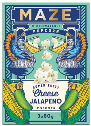 Maze Popcorn Cheesy Jalapeño 240g