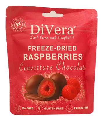 DiVera Freeze Dried Raspberries Chocolate 55g