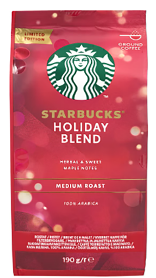 Starbucks Holiday Blend Filtermalt 190g
