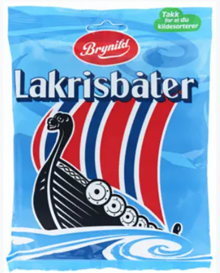Lakrisbåter Brynild 200g